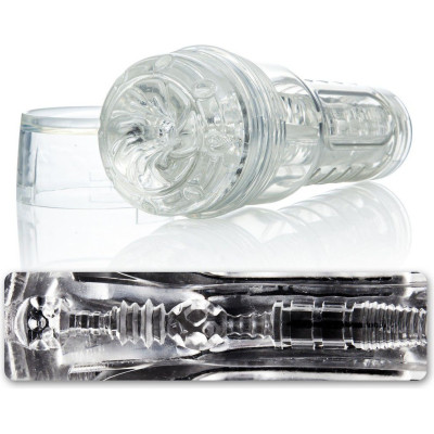 Мастурбатор Fleshlight Crystal Go Torque — Stoya, прозрачный корпус, вагина
