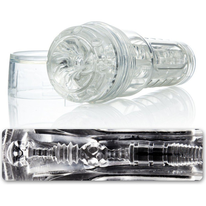 Мастурбатор Fleshlight Crystal Go Torque — Stoya, прозрачный корпус, вагина